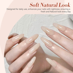 Jelly Gel Polish TS19 Pink Whisper 15ml HEMA/TPO FREE Gel Nail Polish BORN PRETTY 