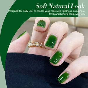 Jelly Gel Polish TS21 Soft Moss 15ml HEMA/TPO FREE Gel Nail Polish BORN PRETTY 