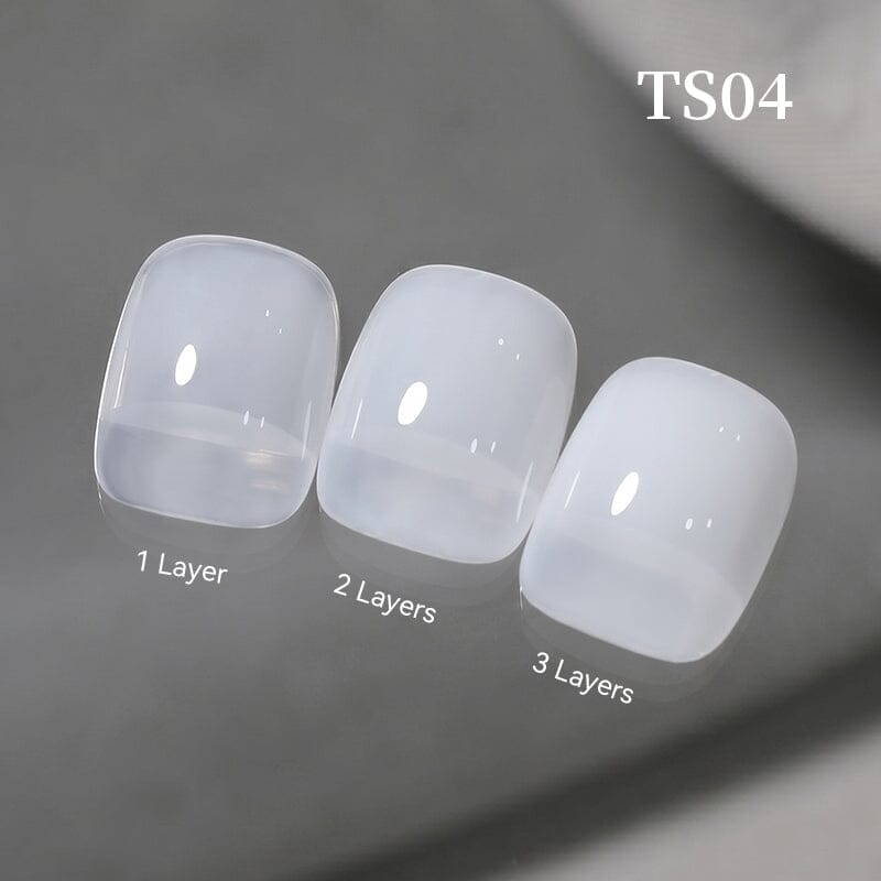 Jelly Gel Polish TS04 Milky White 15ml Gel Nail Polish BORN PRETTY 