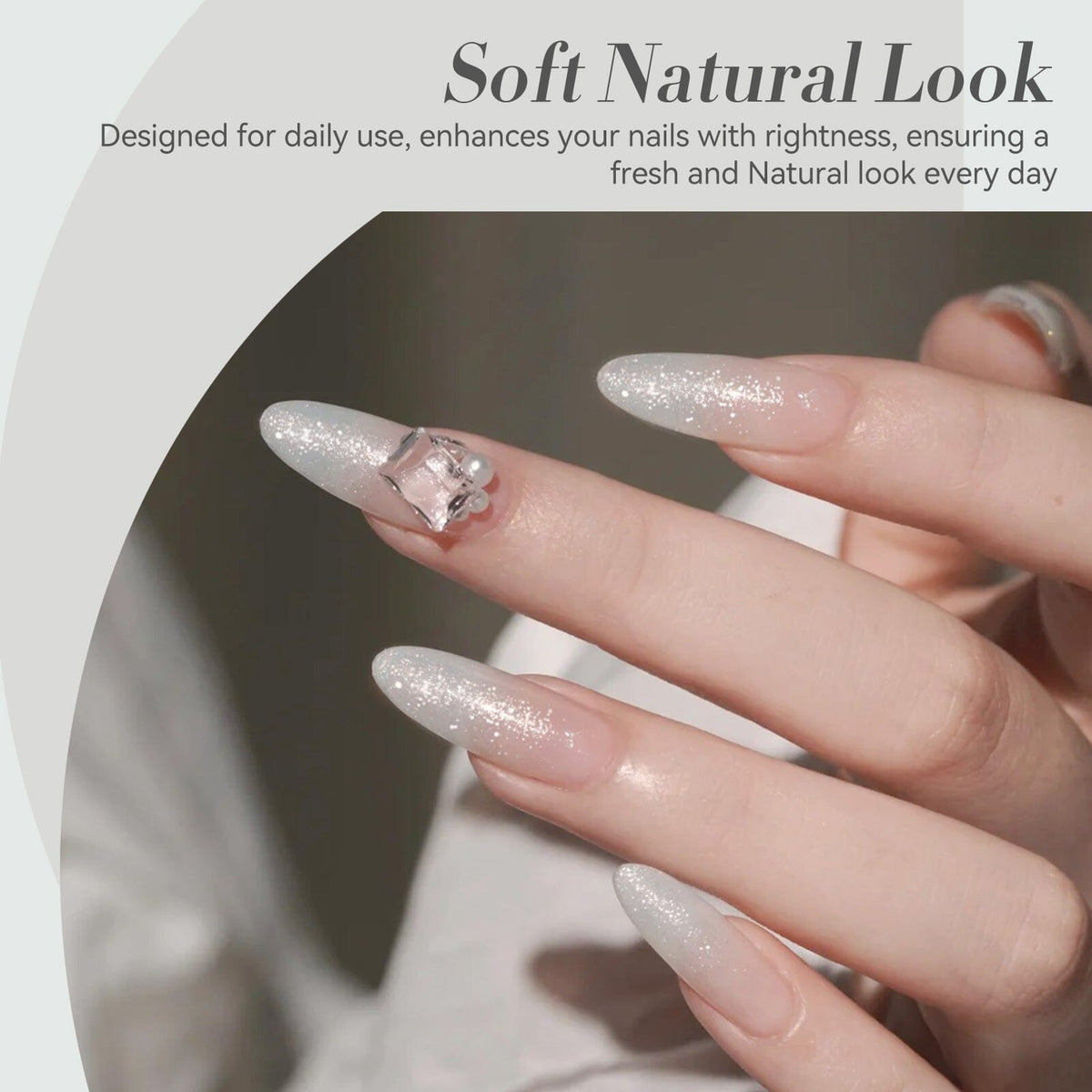 Jelly Gel Polish TS05 Moonlight Milk 15ml HEMA/TPO FREE Gel Nail Polish BORN PRETTY 