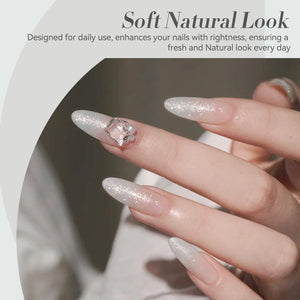 Jelly Gel Polish TS05 Moonlight Milk 15ml HEMA/TPO FREE Gel Nail Polish BORN PRETTY 