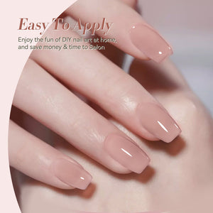 Jelly Gel Polish TS09 Muted Blush 15ml HEMA/TPO FREE Gel Nail Polish BORN PRETTY 