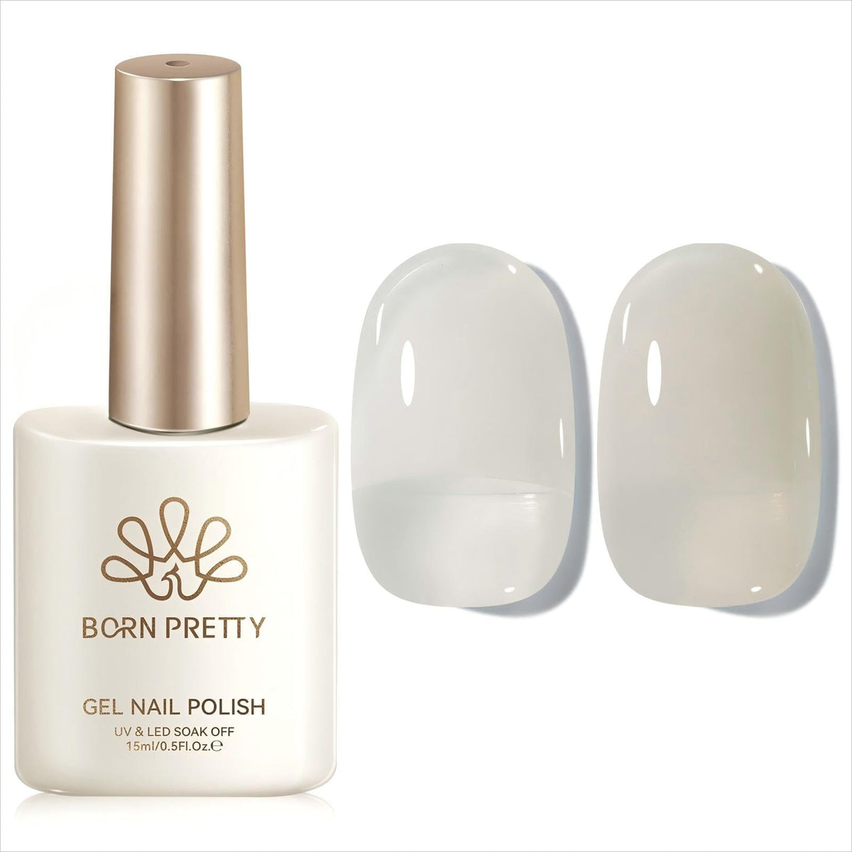 Jelly Gel Polish TS07 Slate Light 15ml Gel Nail Polish BORN PRETTY 