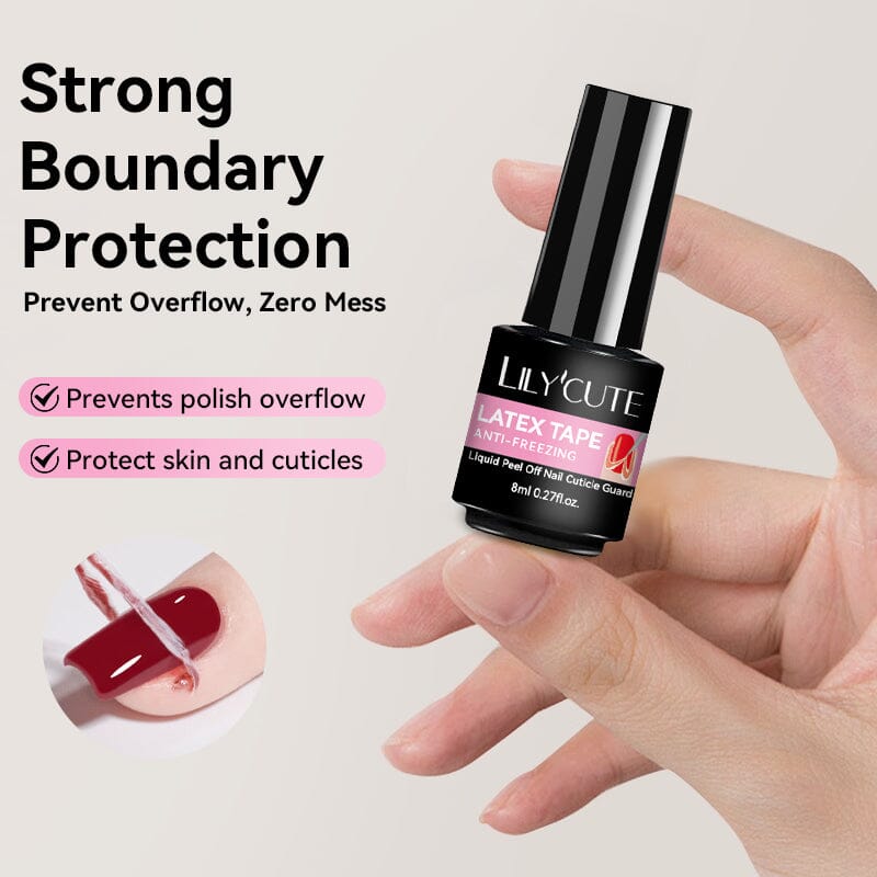 Anti-freezing Latex Tape 8ml Gel Nail Polish LILYCUTE 