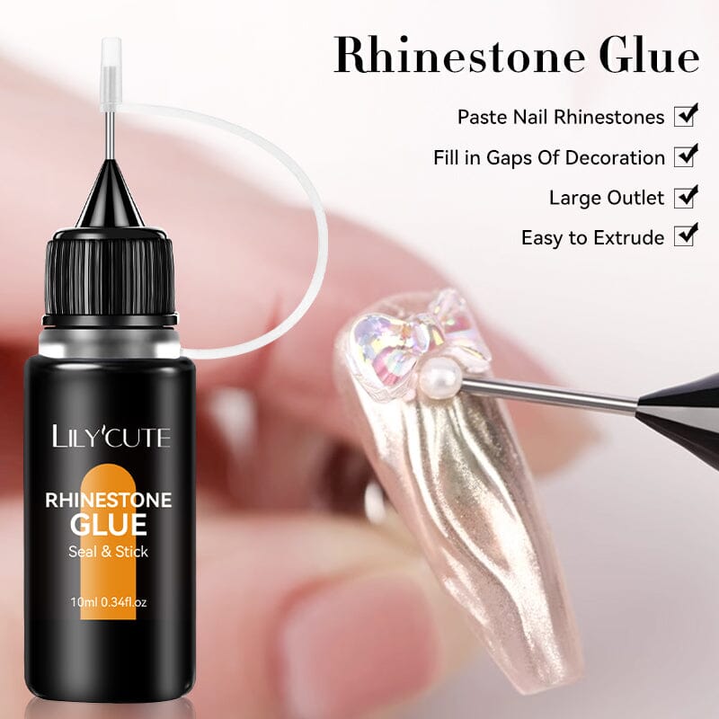 Rhinestone Glue Gel 10ml Gel Nail Polish LILYCUTE 