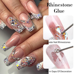 Rhinestone Glue Gel 10ml Gel Nail Polish LILYCUTE 