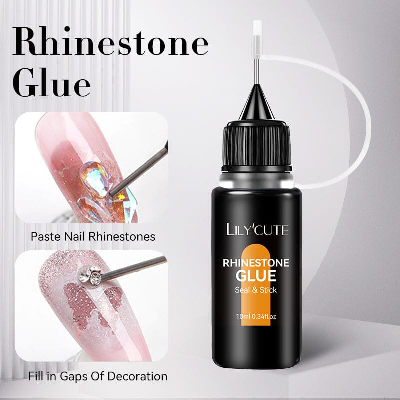 Rhinestone Glue Gel 10ml Gel Nail Polish LILYCUTE 