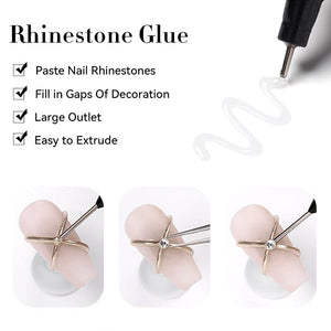 Rhinestone Glue Gel 10ml Gel Nail Polish LILYCUTE 