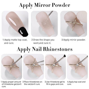 Rhinestone Glue Gel 10ml Gel Nail Polish LILYCUTE 