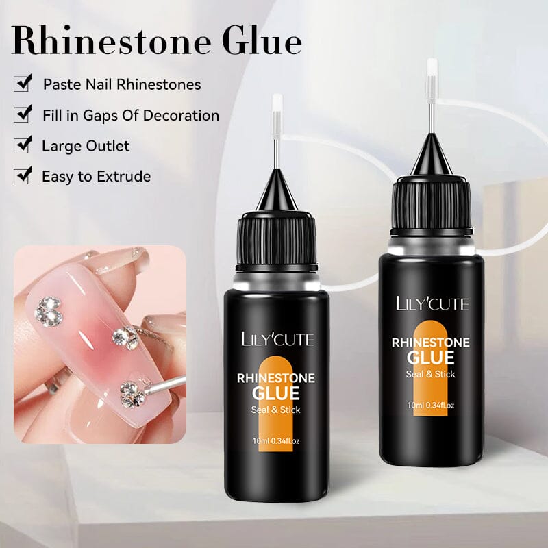 Rhinestone Glue Gel 10ml Gel Nail Polish LILYCUTE 