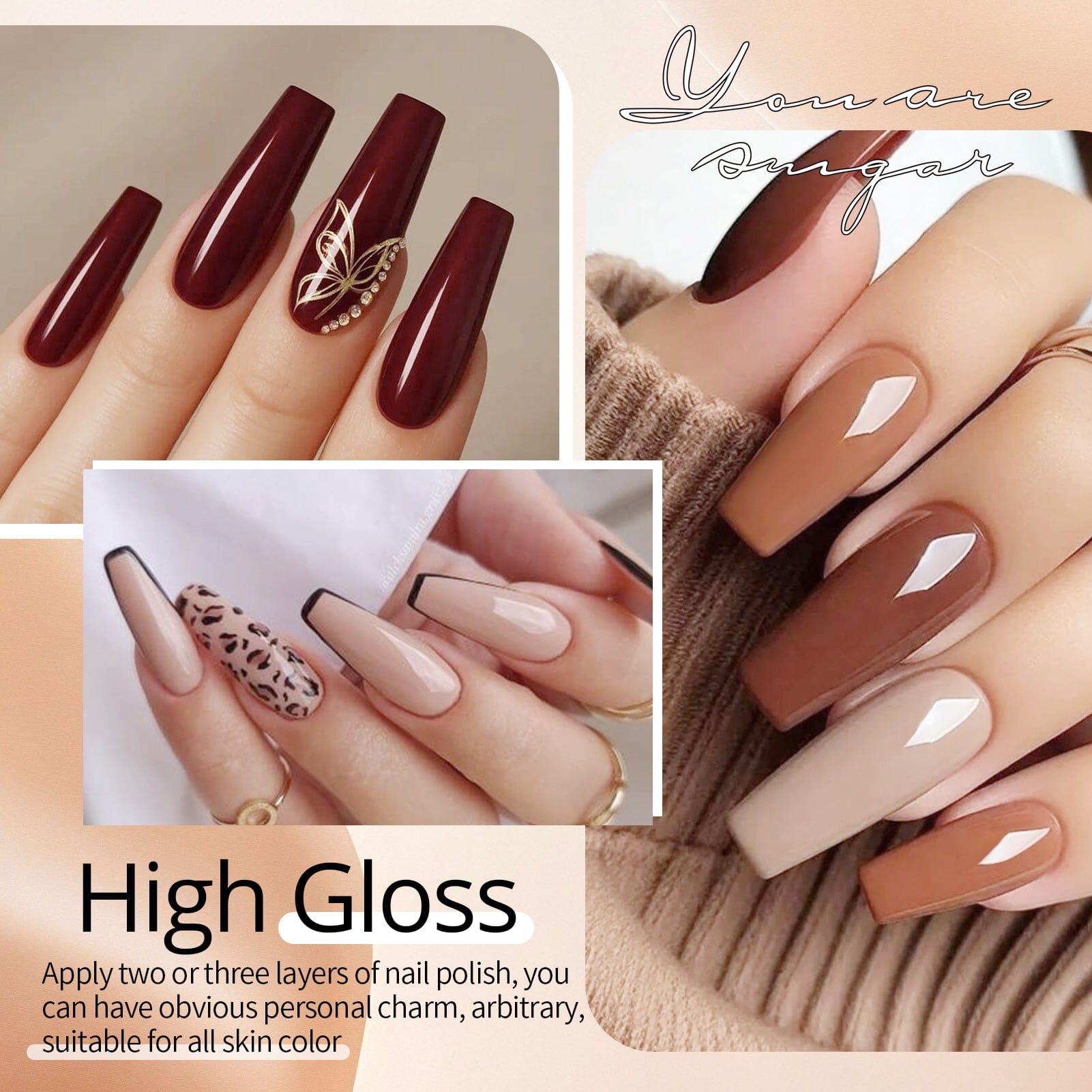 20+3 Colors Gel Set Modern Muse 5ml Gel Nail Polish UR SUGAR 