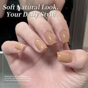 Color Nail Gel SJ10 Toffee Beige 15ml HEMA/TPO FREE Gel Nail Polish BORN PRETTY 