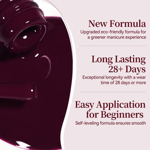 Color Nail Gel SJ12 Plum Rouge 15ml Gel Nail Polish BORN PRETTY 