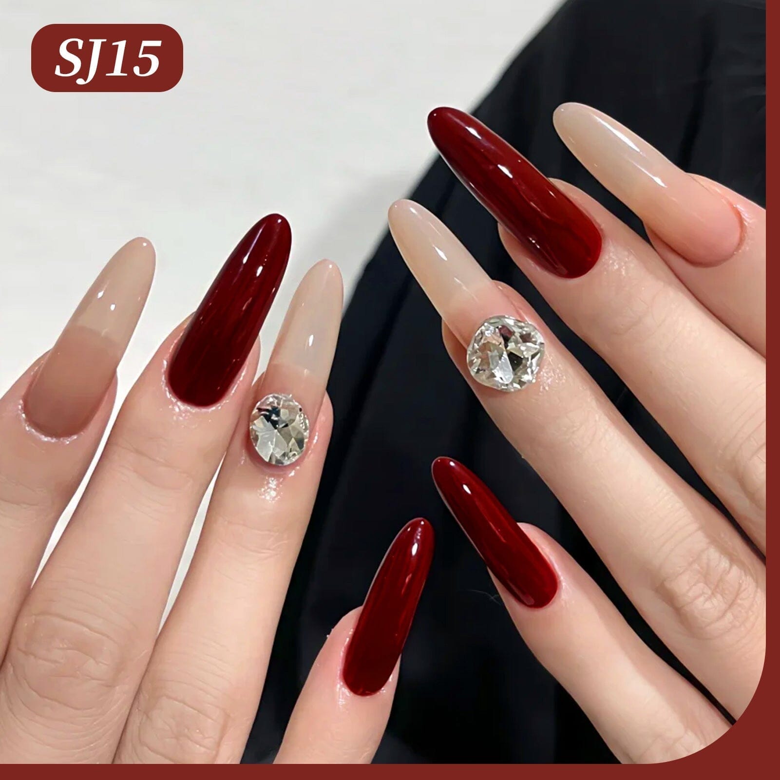 6 Colors Christmas Nail Gel 15ml HEMA/TPO FREE Gel Nail Polish BORN PRETTY 
