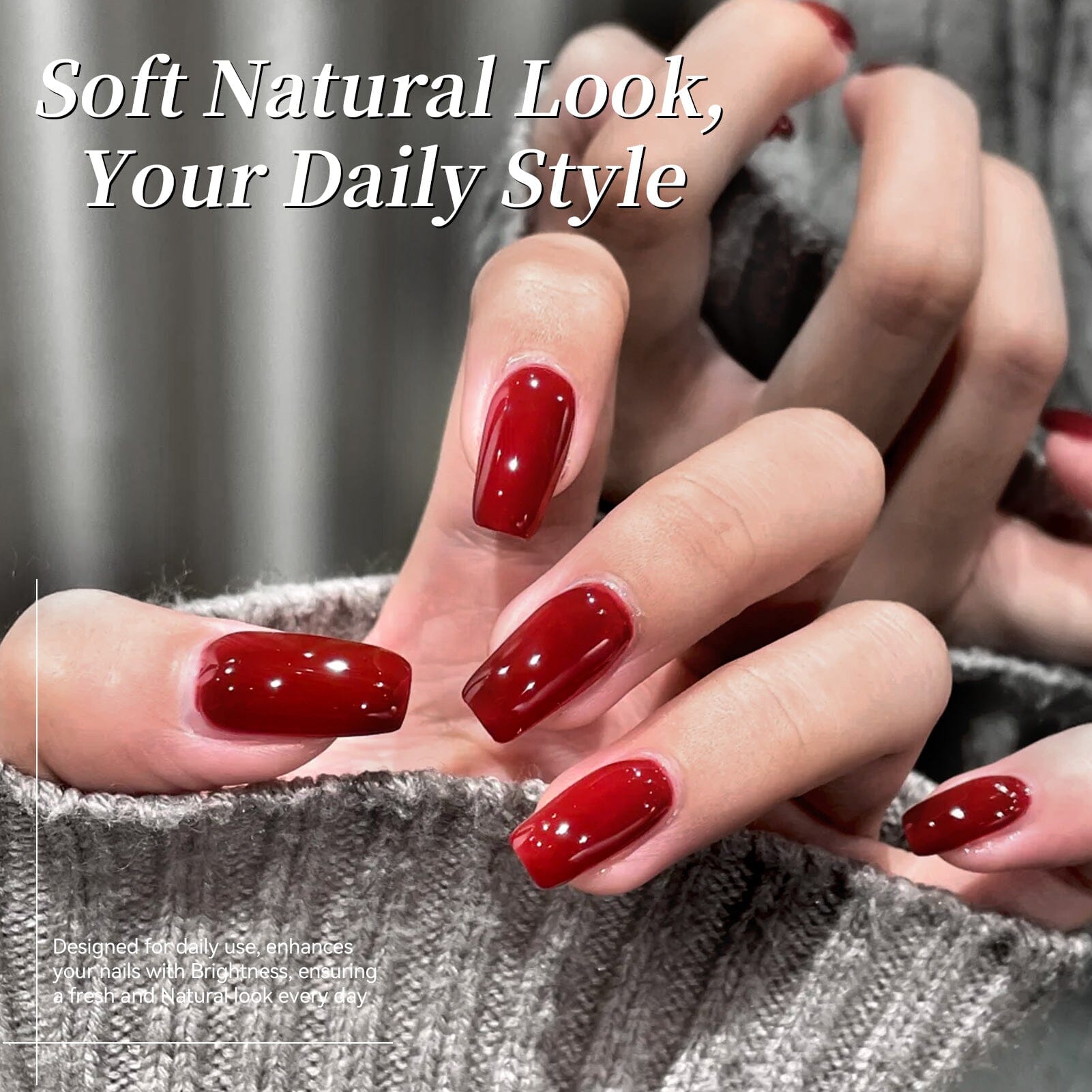 Color Nail Gel SJ16 Burnt Ruby 15ml HEMA/TPO FREE Gel Nail Polish BORN PRETTY 