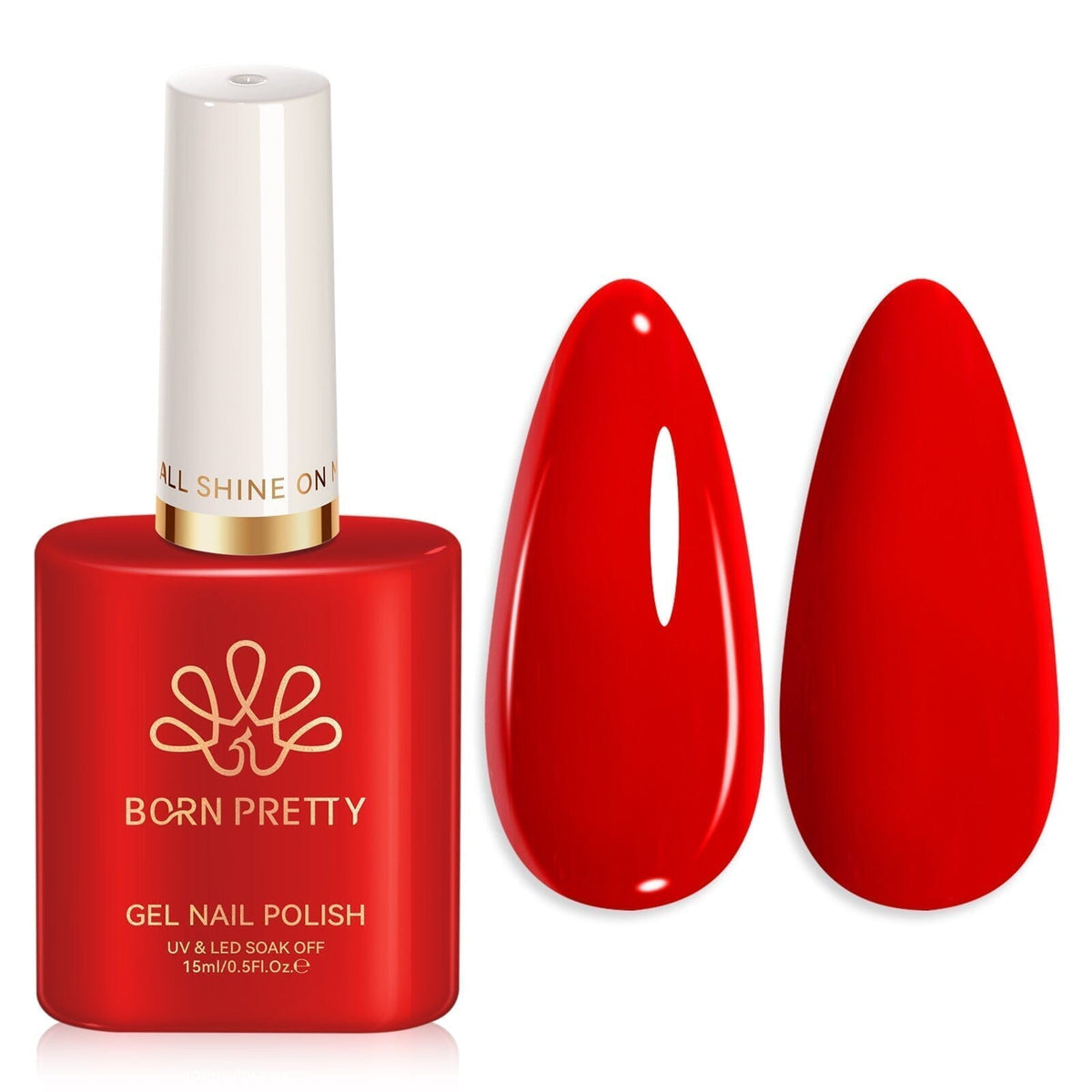 Red Collection Color Nail Gel 15ml Gel Nail Polish BORN PRETTY SJ18 
