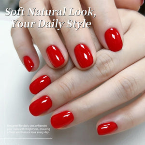 Color Nail Gel SJ18 Ruby Red 15ml HEMA/TPO FREE Gel Nail Polish BORN PRETTY 