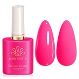 Color Nail Gel SJ19 Neon Rose 15ml Gel Nail Polish BORN PRETTY 