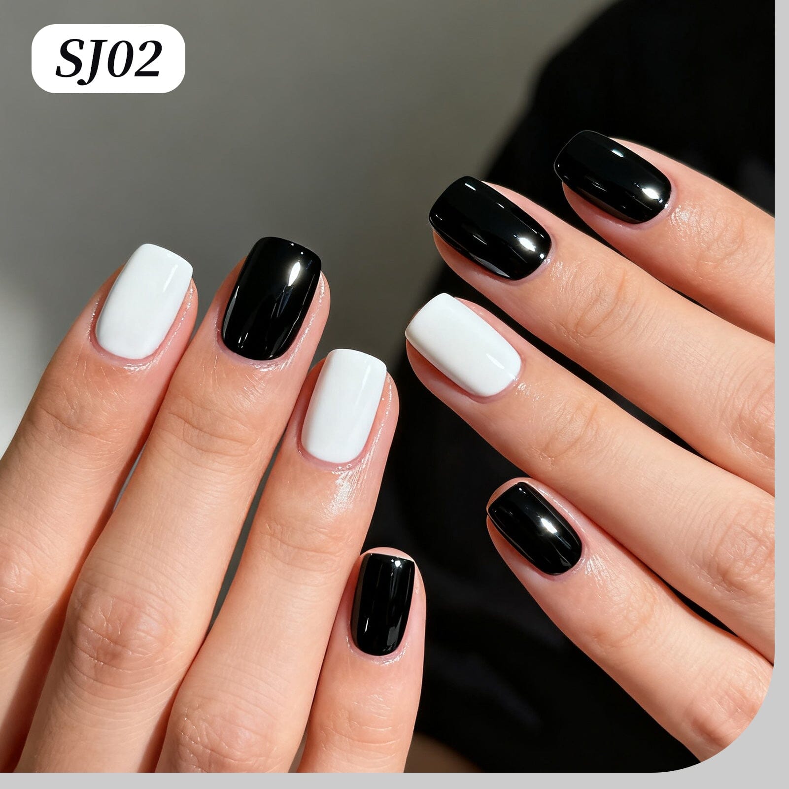 Color Nail Gel SJ02 Pure White 15ml HEMA/TPO FREE Gel Nail Polish BORN PRETTY 