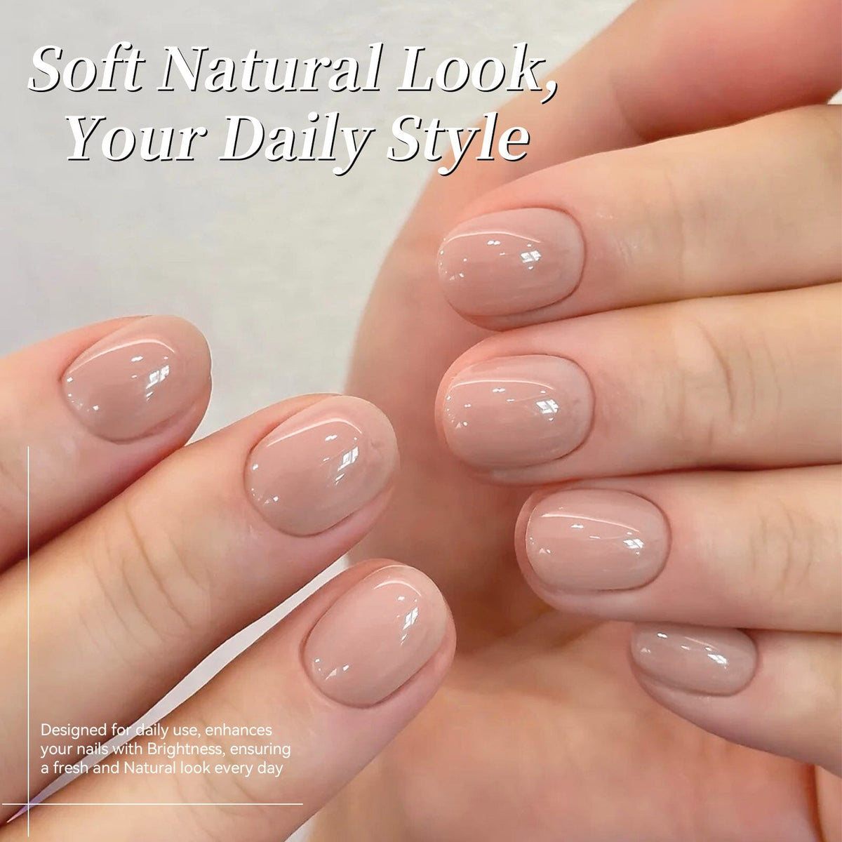 Color Nail Gel SJ08 Soft Nude 15ml HEMA/TPO FREE Gel Nail Polish BORN PRETTY 
