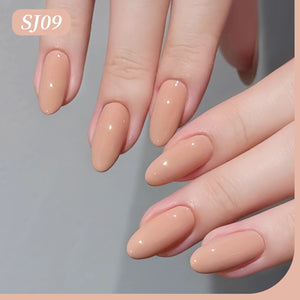 Color Nail Gel SJ09 Cream Nude 15ml HEMA/TPO FREE Gel Nail Polish BORN PRETTY 