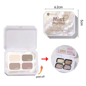 4 Colors 4 in 1 Pat Painting Gel Mist Murmur Gel Nail Polish UR SUGAR 
