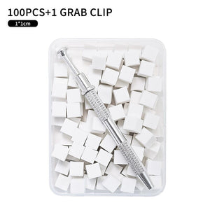 100pcs White Sponges Grabbing Pen Set Tools & Accessories No Brand 