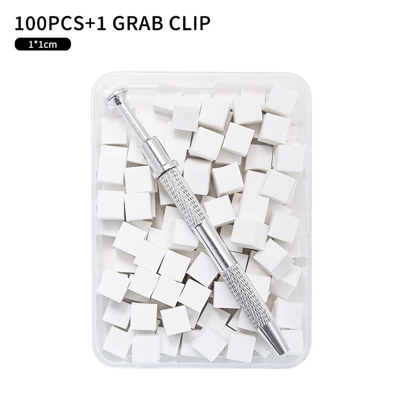 100pcs White Sponges Grabbing Pen Set Tools & Accessories No Brand 