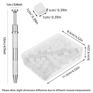 100pcs White Sponges Grabbing Pen Set Tools & Accessories No Brand 