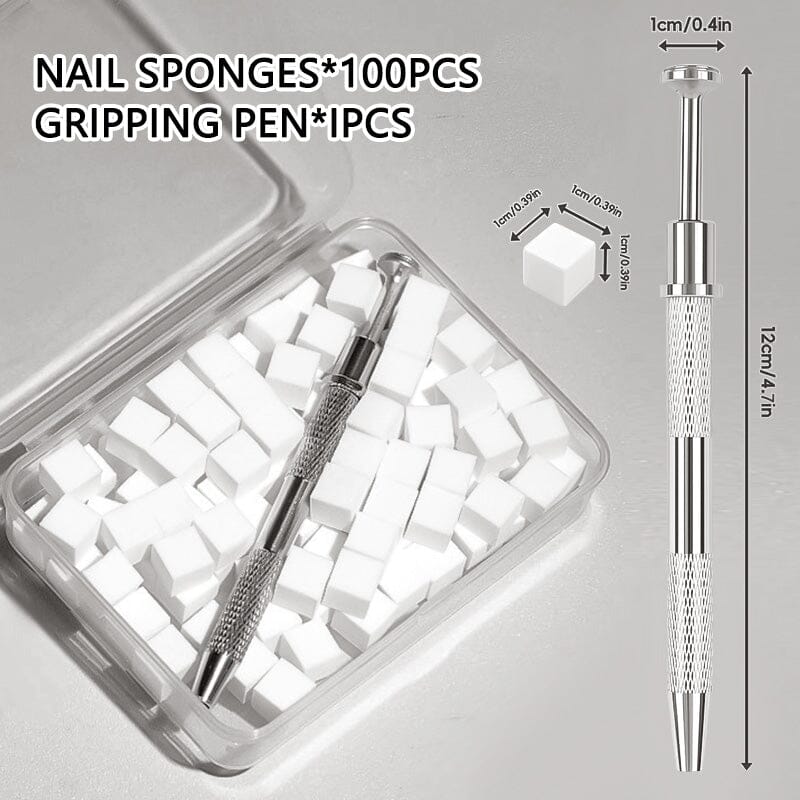 100pcs White Sponges Grabbing Pen Set Tools & Accessories No Brand 