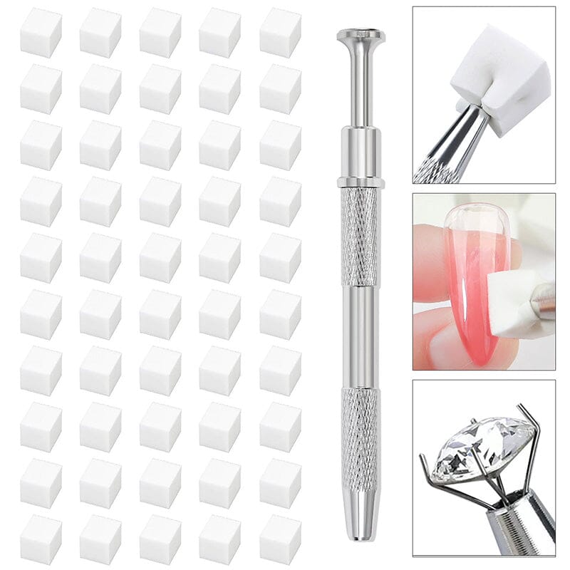 100pcs White Sponges Grabbing Pen Set Tools & Accessories No Brand 