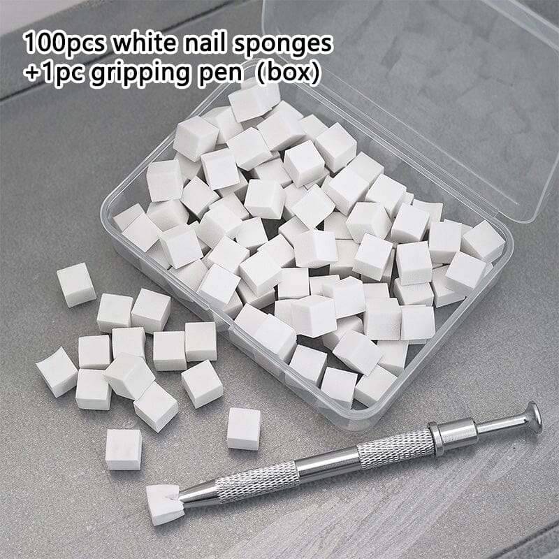 100pcs White Sponges Grabbing Pen Set Tools & Accessories No Brand 
