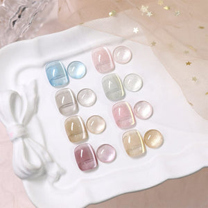 Glass Cat Magnetic Gel MC07 7ml Gel Nail Polish LILYCUTE 
