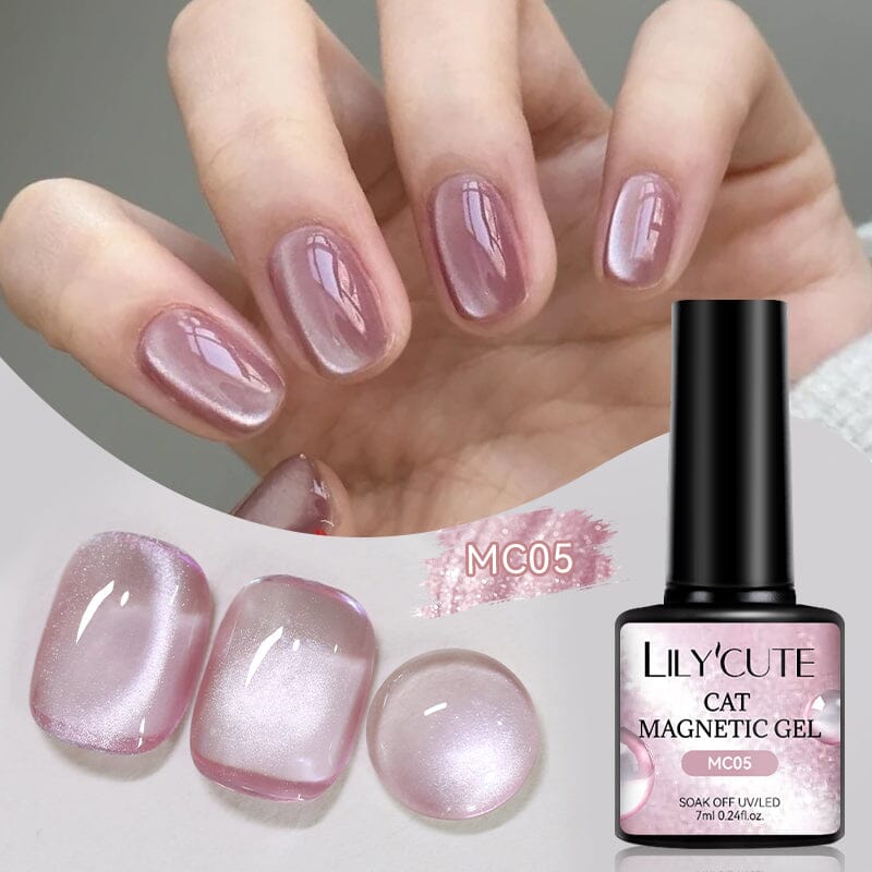 Glass Cat Magnetic Gel MC05 7ml Gel Nail Polish LILYCUTE 