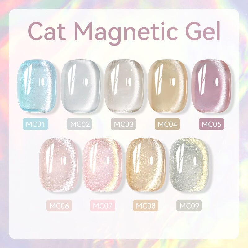 Glass Cat Magnetic Gel MC03 7ml Gel Nail Polish LILYCUTE 