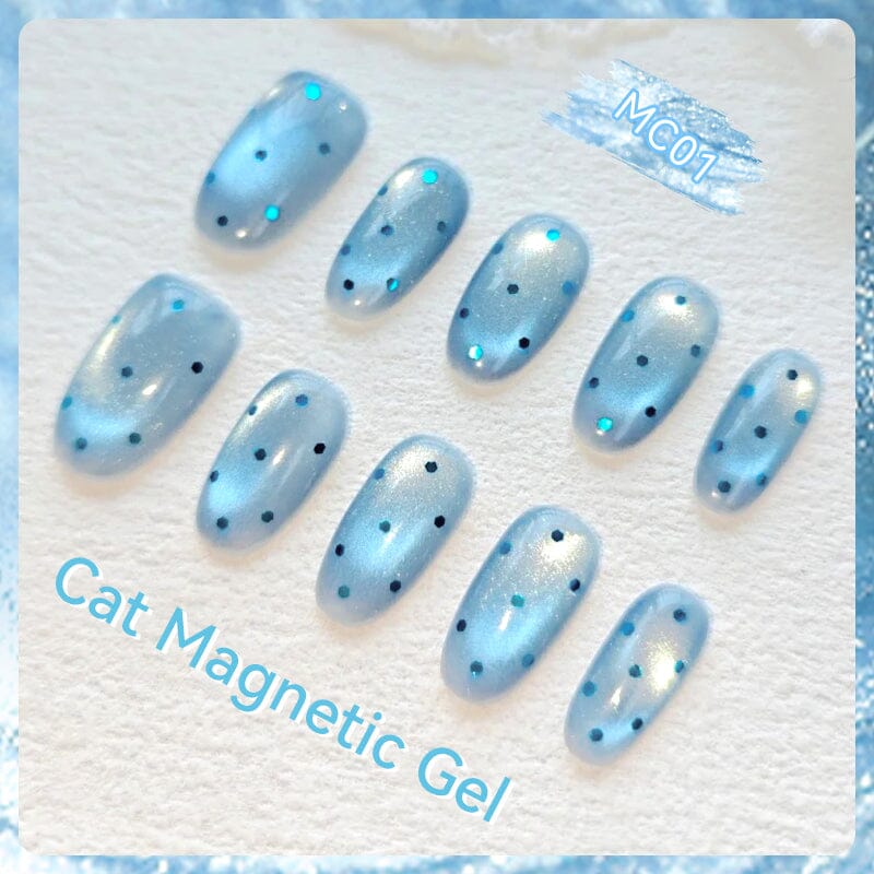 Glass Cat Magnetic Gel MC02 7ml Gel Nail Polish LILYCUTE 
