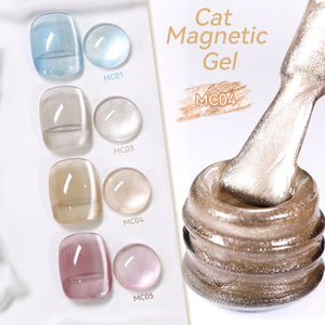 Glass Cat Magnetic Gel MC07 7ml Gel Nail Polish LILYCUTE 