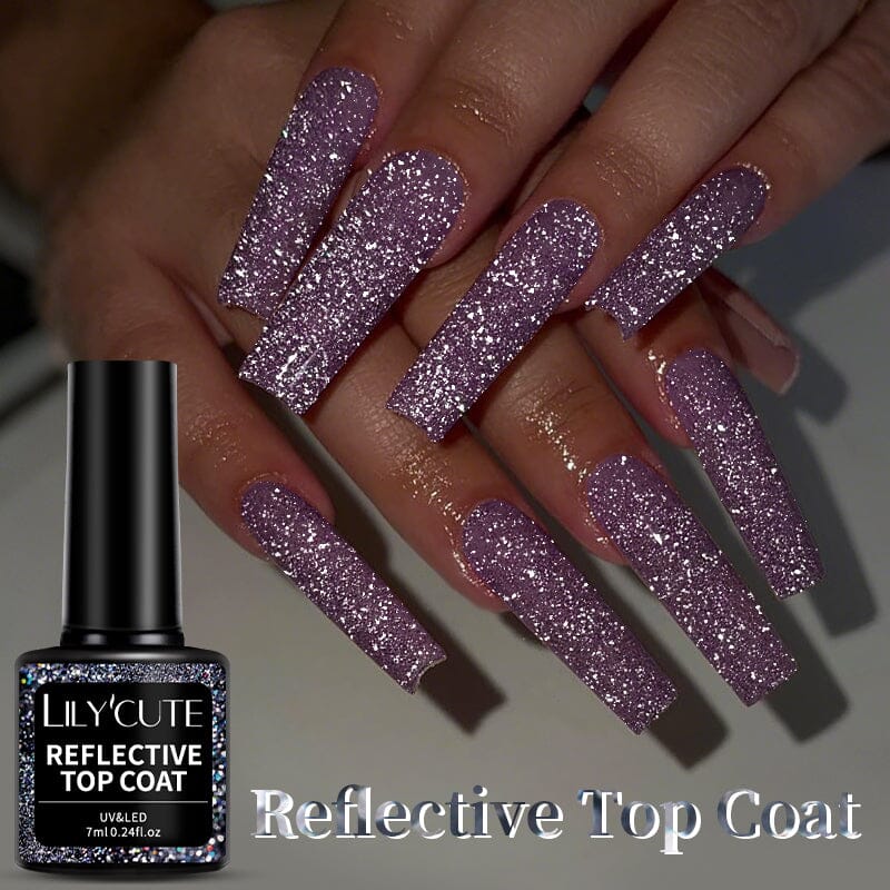 Reflective Top Coat 7ml Gel Nail Polish LILYCUTE 