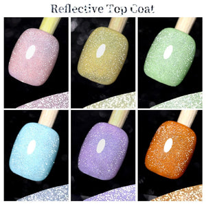 Reflective Top Coat 7ml Gel Nail Polish LILYCUTE 