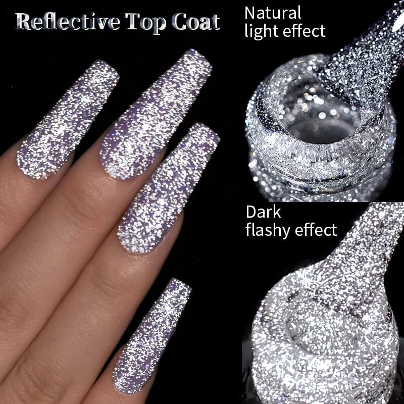 Reflective Top Coat 7ml Gel Nail Polish LILYCUTE 
