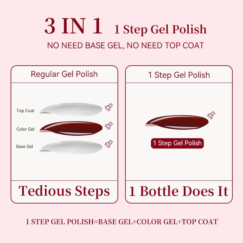 6 Colors 1 Step Gel Polish Set #09 15ml Gel Nail Polish UR SUGAR 