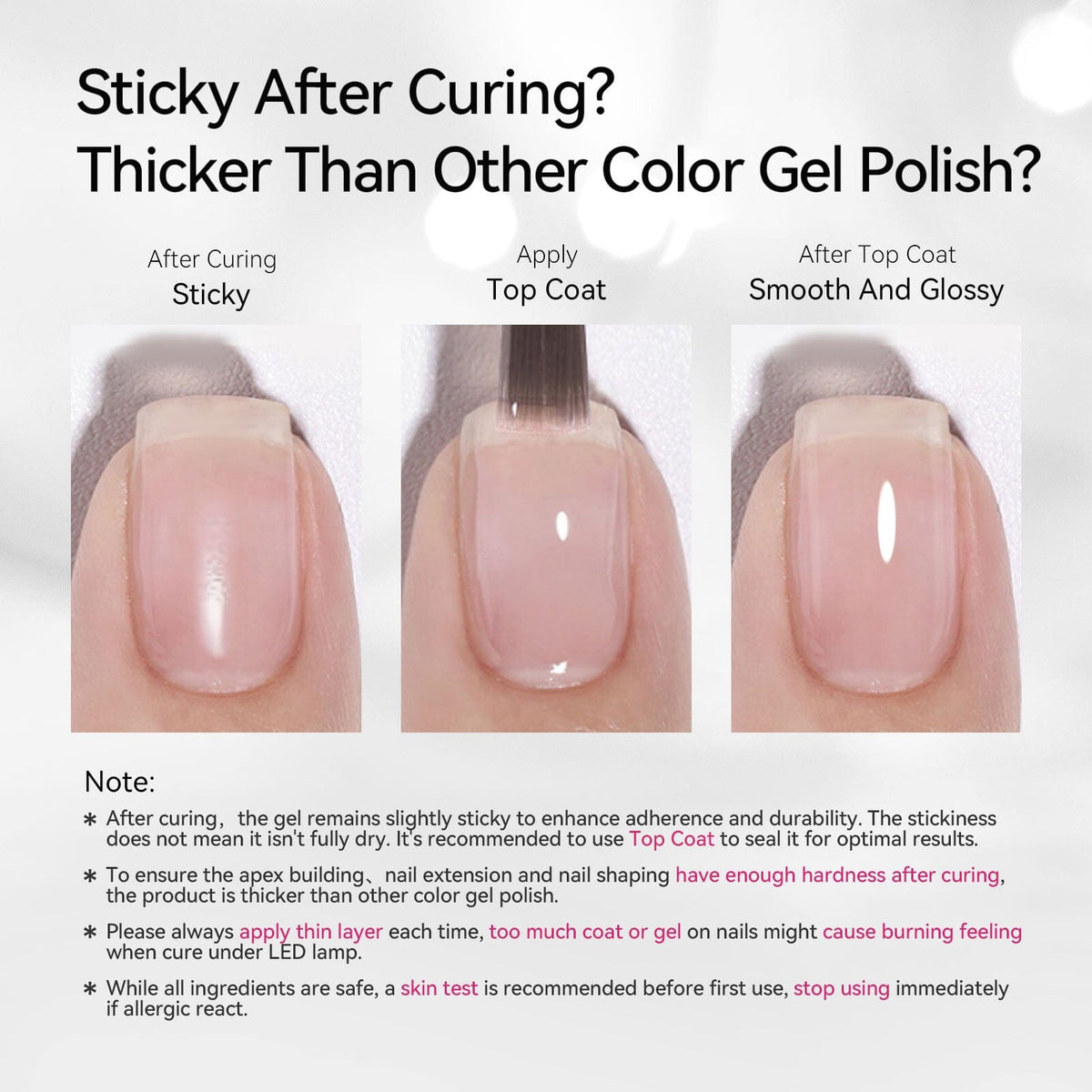 8 in 1 Builder Gel B10 15ml Gel Nail Polish BORN PRETTY 
