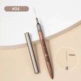 Wooden Handle Nail Liner Brush Tools & Accessories No Brand 04 