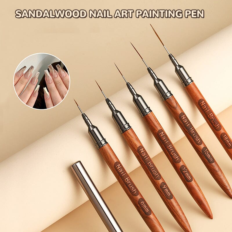 Wooden Handle Nail Liner Brush Tools & Accessories No Brand 