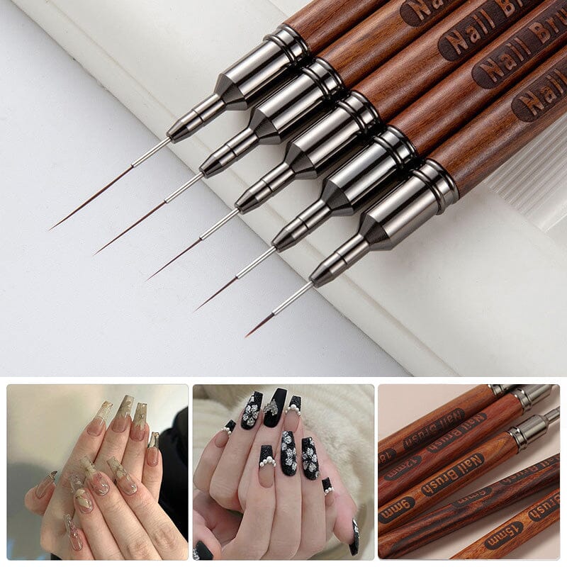 Wooden Handle Nail Liner Brush Tools & Accessories No Brand 