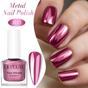 Metal Nail Polish JS11 7ml Nail Polish LILYCUTE 