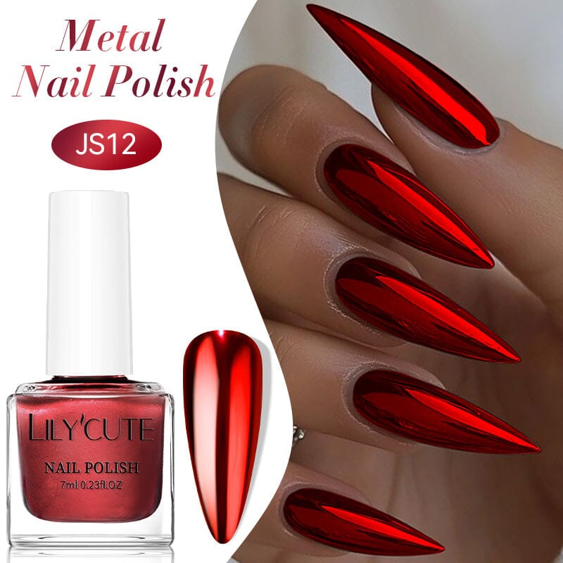Metal Nail Polish JS12 7ml Nail Polish LILYCUTE 