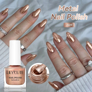 Metal Nail Polish JS12 7ml Nail Polish LILYCUTE 
