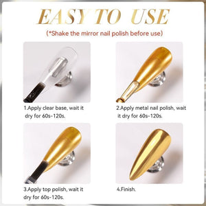 Metal Nail Polish JS14 7ml Nail Polish LILYCUTE 