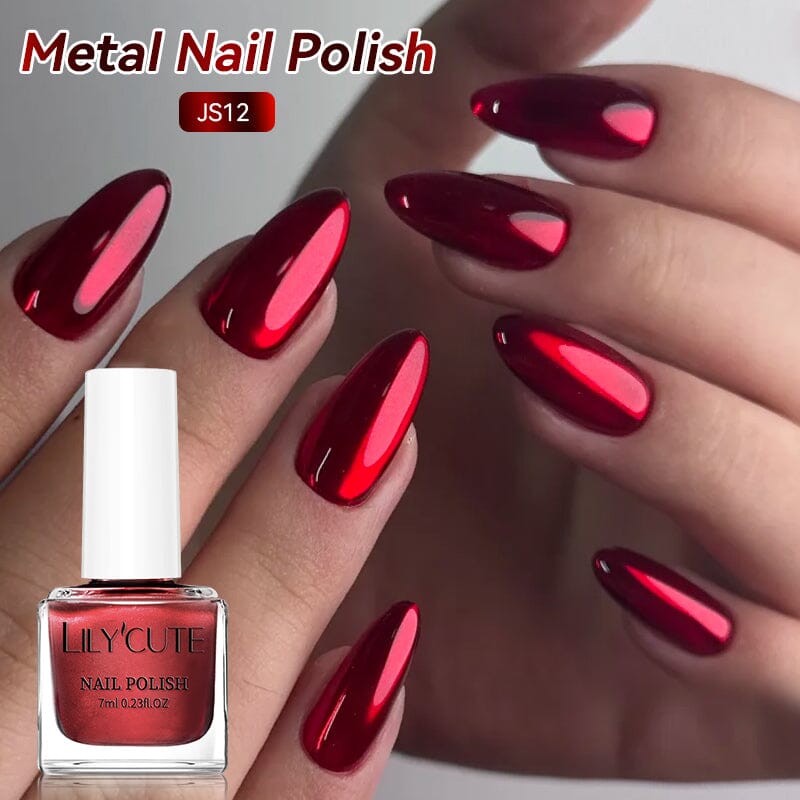 Metal Nail Polish JS12 7ml Nail Polish LILYCUTE 